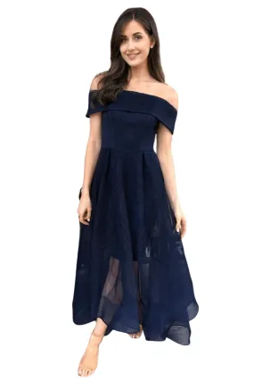 Portia and Scarlett Ivana Gown - Navy - RRP $499