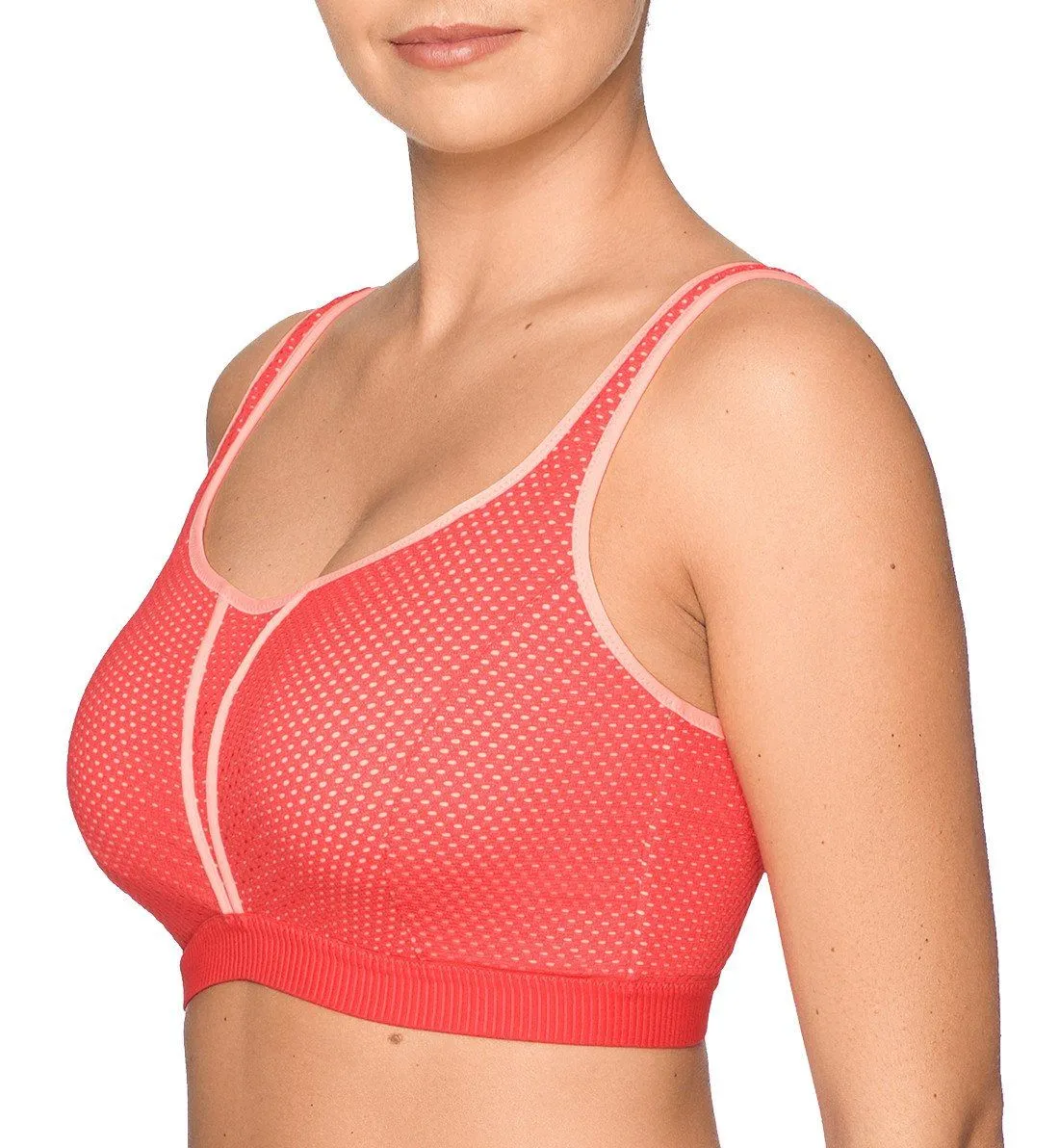 PrimaDonna Sport The Mesh Non-Padded Underwire Sports Bra (6000210) - Sparkling Pink