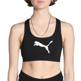 Puma Women's Forever dryCELL Medium Support Sports Bra Black Size Small