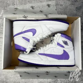 Purple Reverse Swoosh Jordan 1 High UK 4 Womens | Buy Online Now