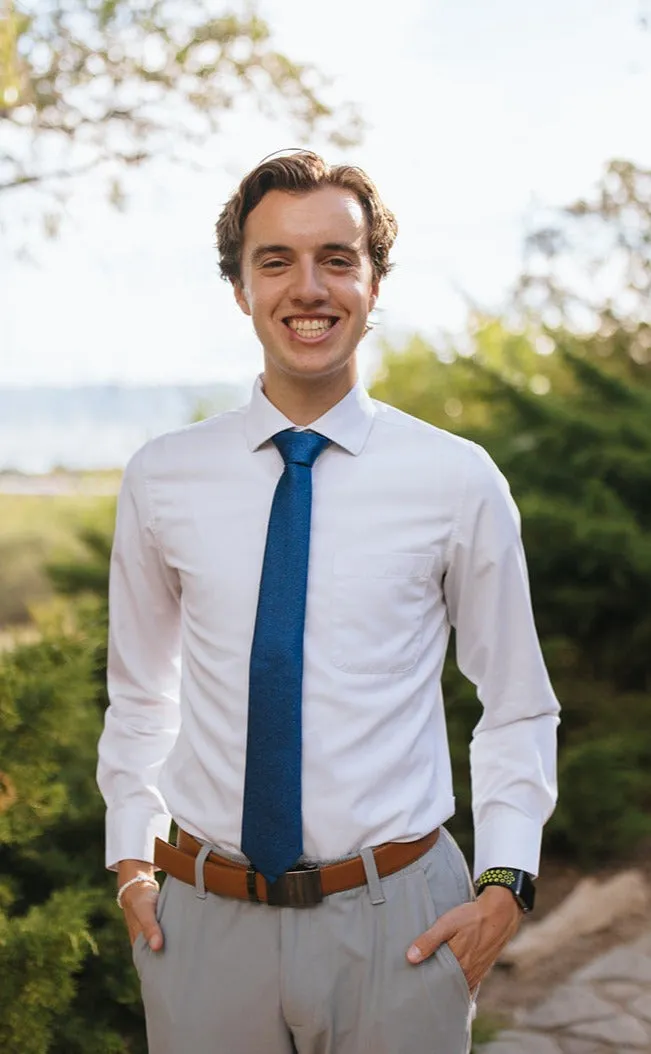 R&B Sparkly Blue Tie