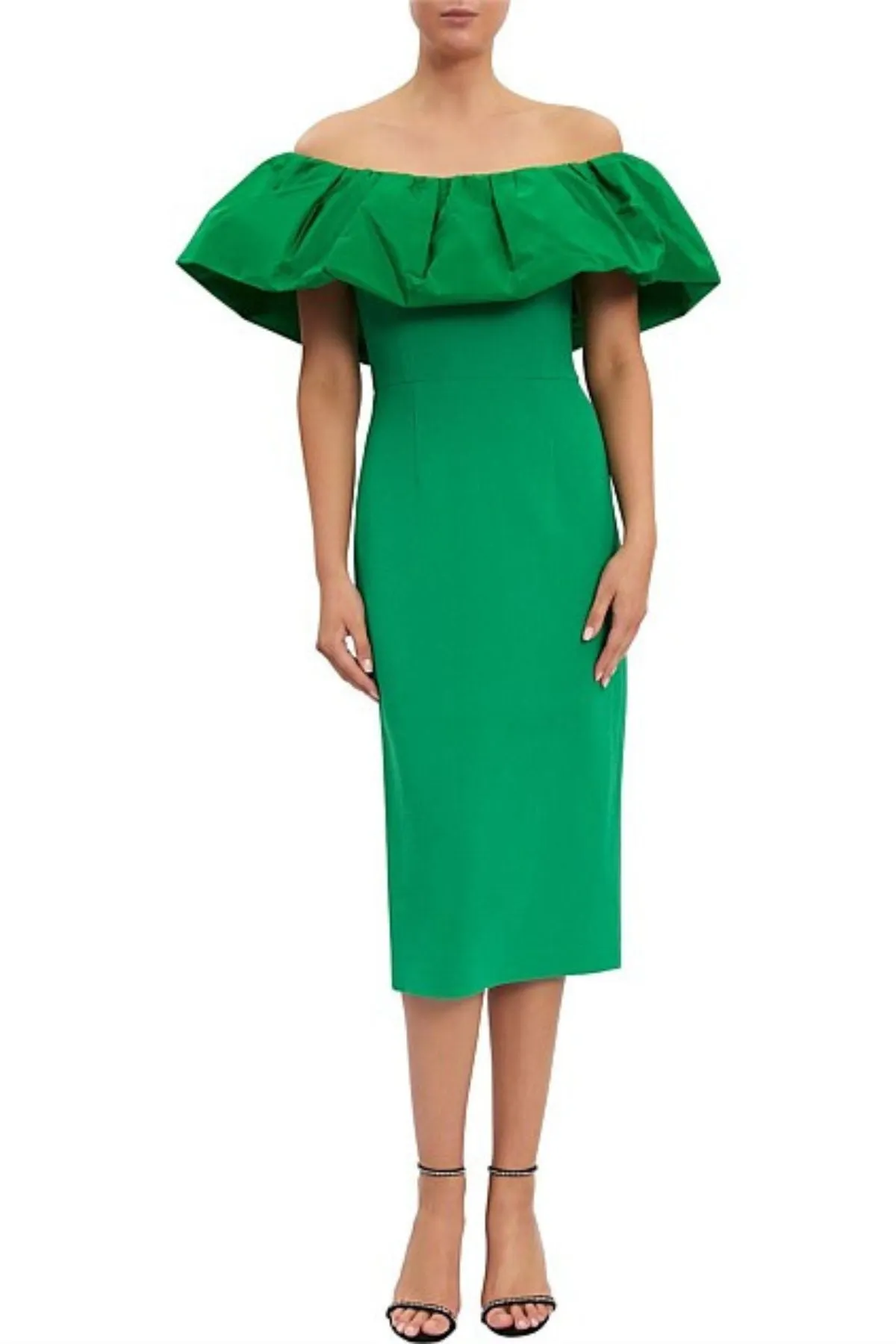 Rebecca Vallance Virgil Midi Dress Green, RRP $649