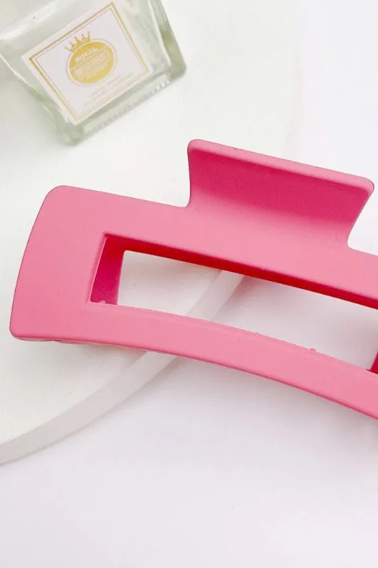 Rectangular Hair Clips - Various Colors