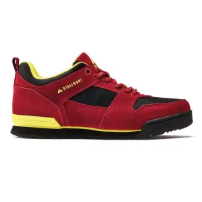 Red and yellow men's Monty Lo shoes.