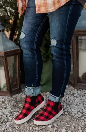 Red Buffalo Plaid Very G Tesoro Sneakers