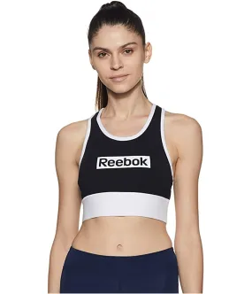 Reebok Womens Linear Logo Low Impact Sports Bra