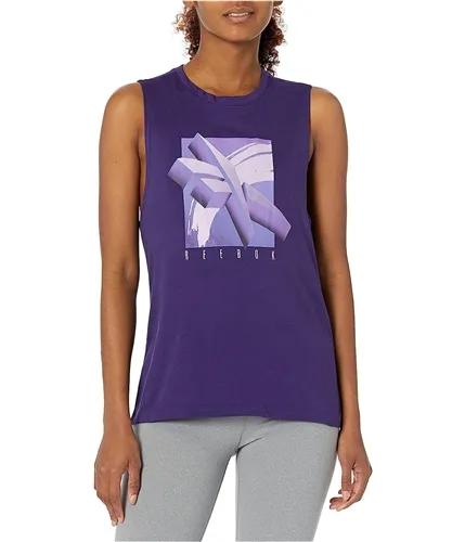 Reebok Womens Retro Vector Logo Tank Top