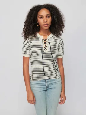 Reeve Lace-Up T-Shirt