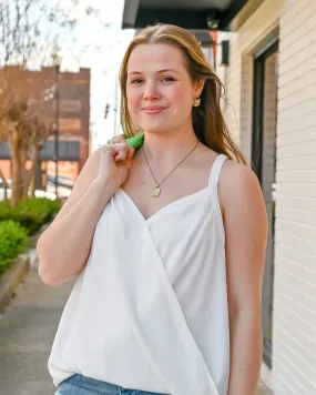 Sleeveless Wrap Top