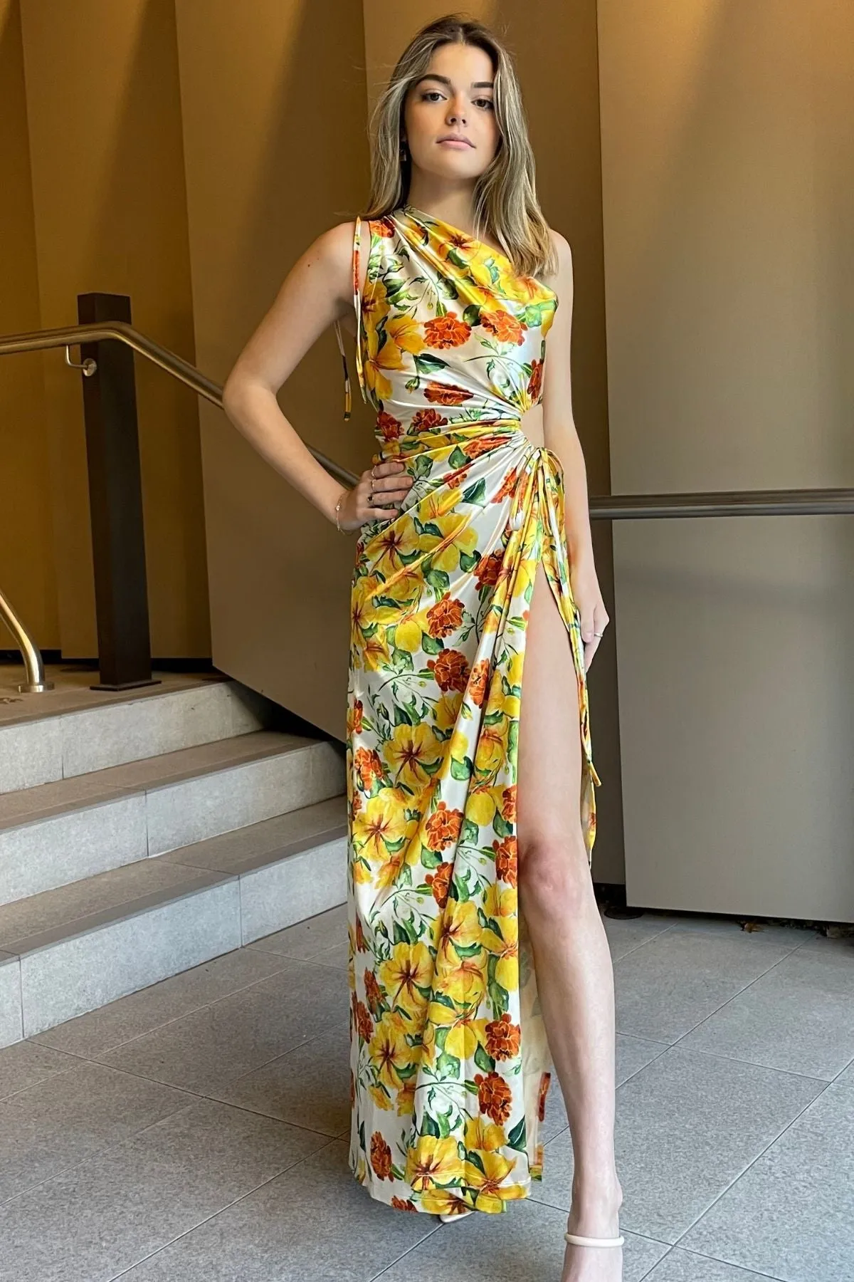 Sonya Moda Nour Yarden Floral Maxi Dress - $380