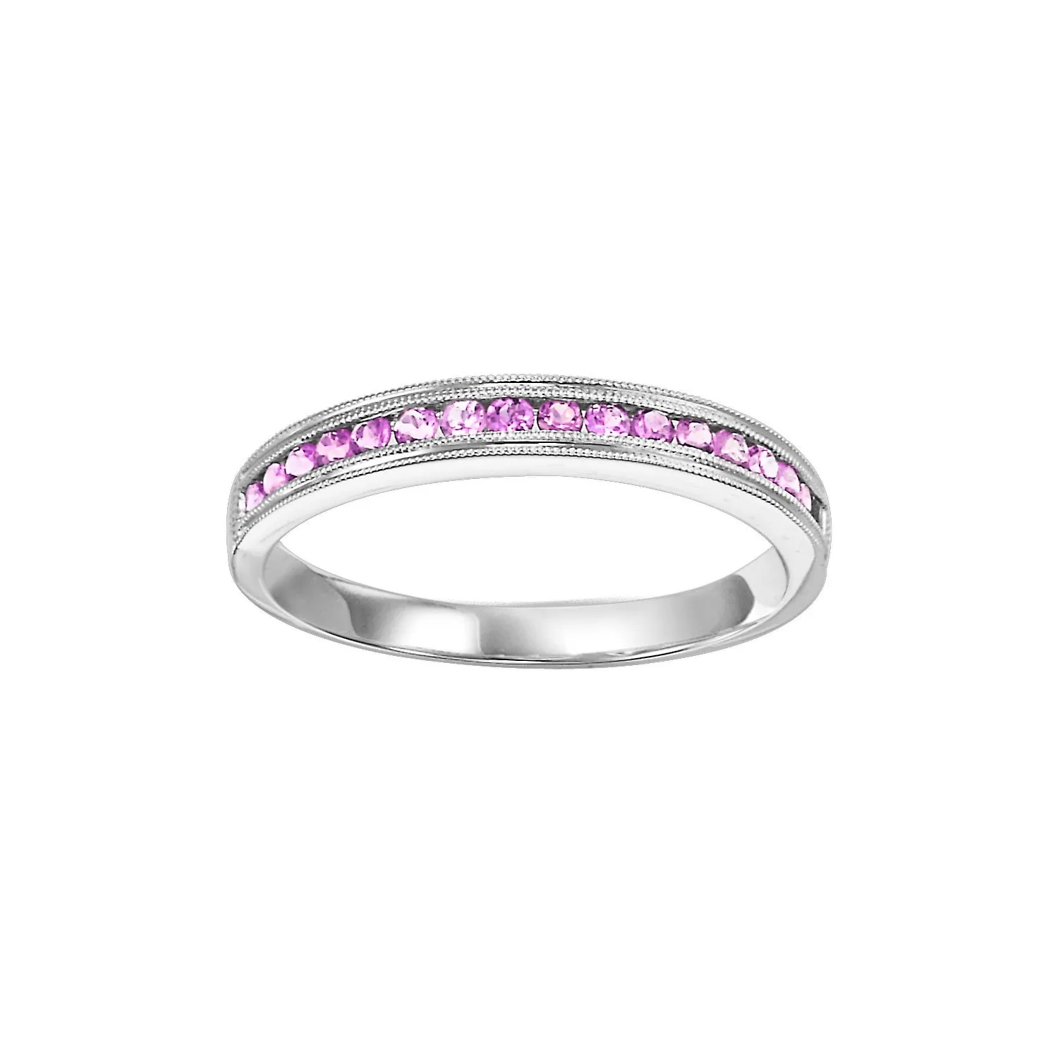 Stackable Pink Sapphire Ring