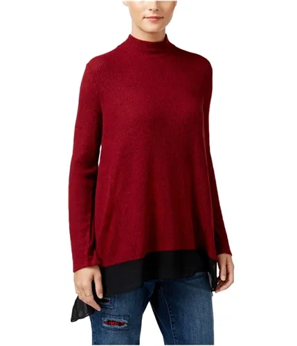 Style & Co. Womens Chiffon Hem Pullover Blouse, TW2