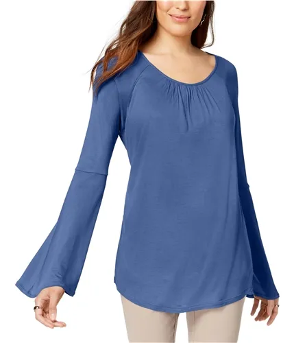 Style & Co. Womens Lantern-Sleeve Basic T-Shirt