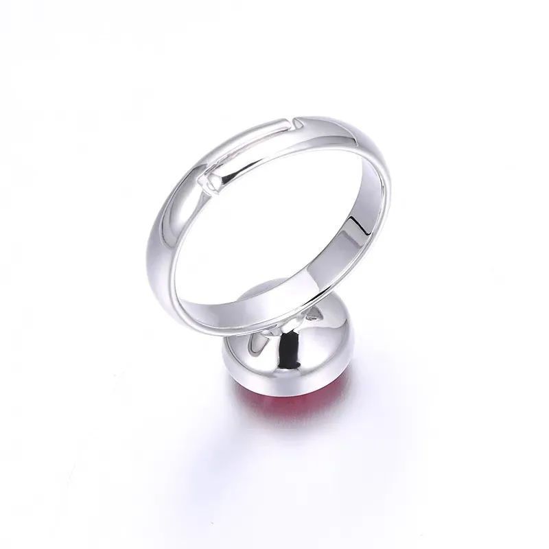 Summer Colors Platinum Ring