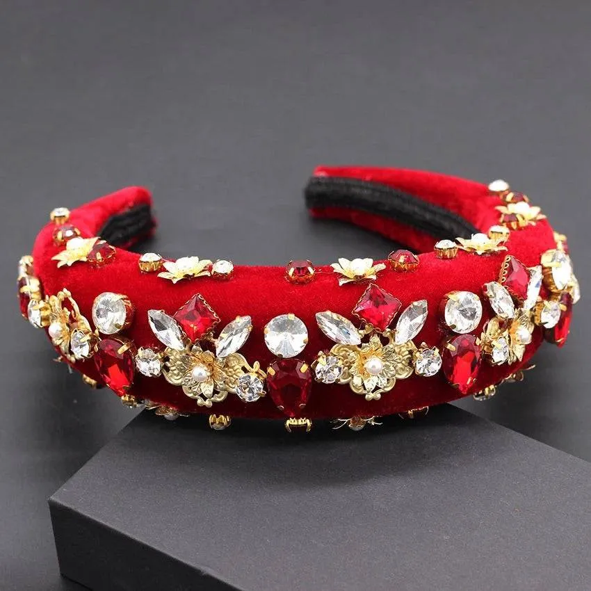 Super Lux Crystal Pearl Headbands
