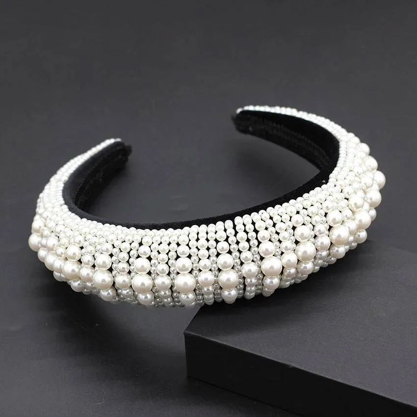 Super Lux Crystal Pearl Headbands
