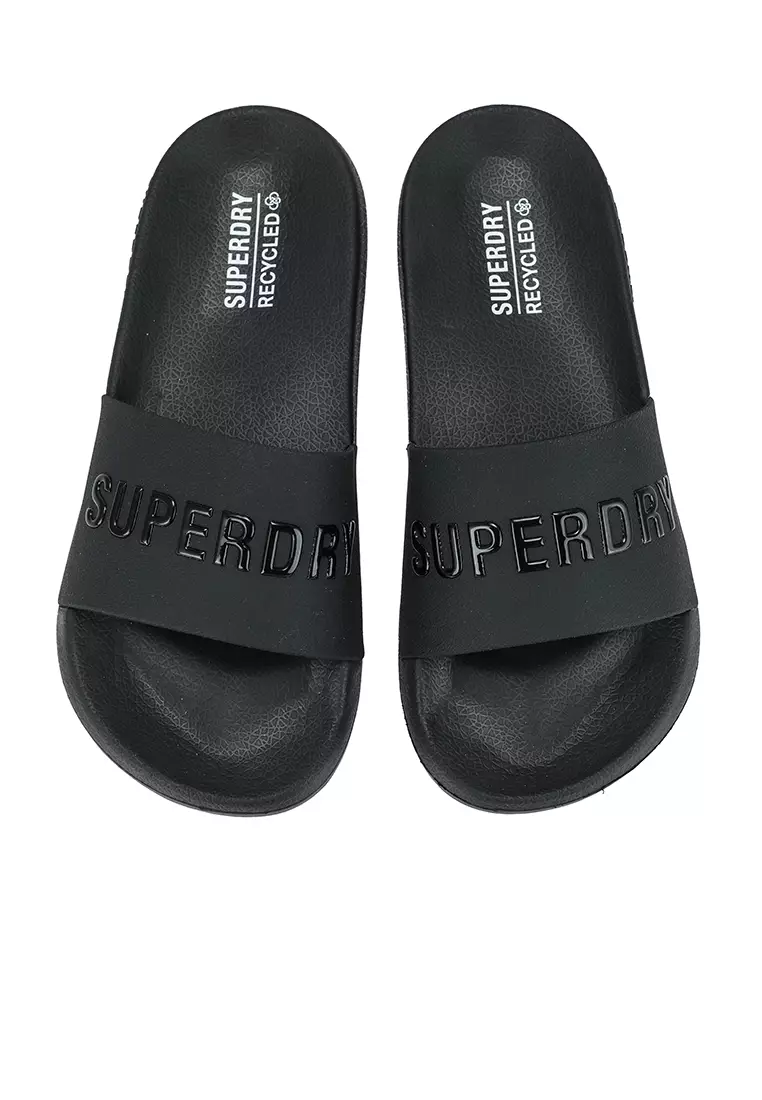 Superdry CODE Logo Pool Sliders - Superdry Code