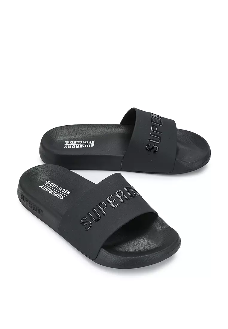 Superdry CODE Logo Pool Sliders - Superdry Code