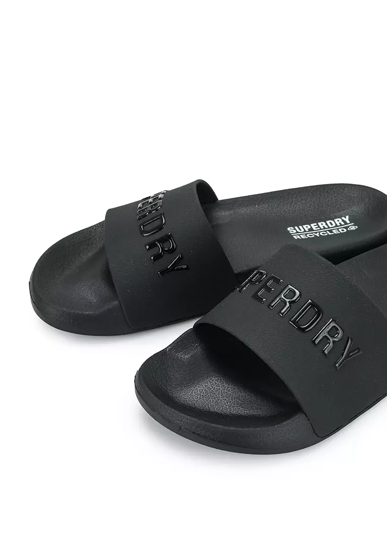 Superdry CODE Logo Pool Sliders - Superdry Code