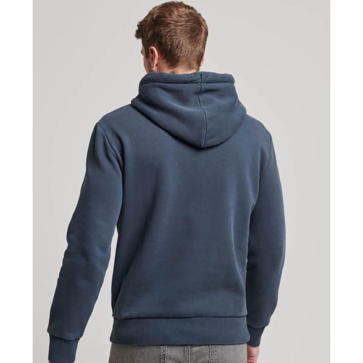 Superdry Premium Good Logo Hooded Sweatshirts Midnight Navy