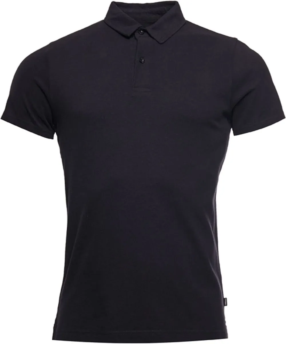 Superdry Studios Plain Jersey Polo Shirt Black