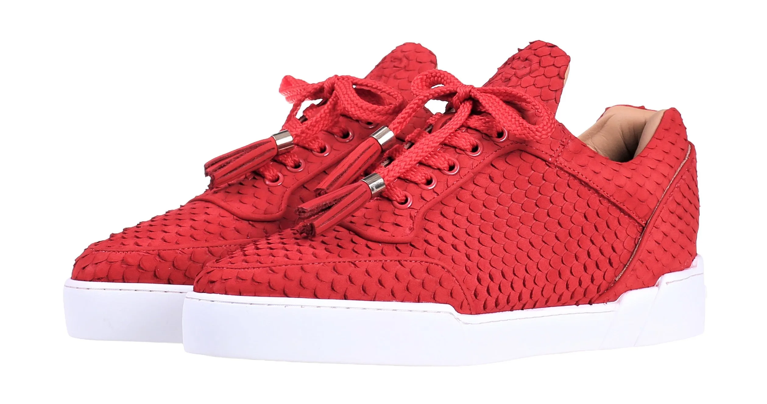 SWISS RED COBRA CUT Women's Low-Top Sneakers