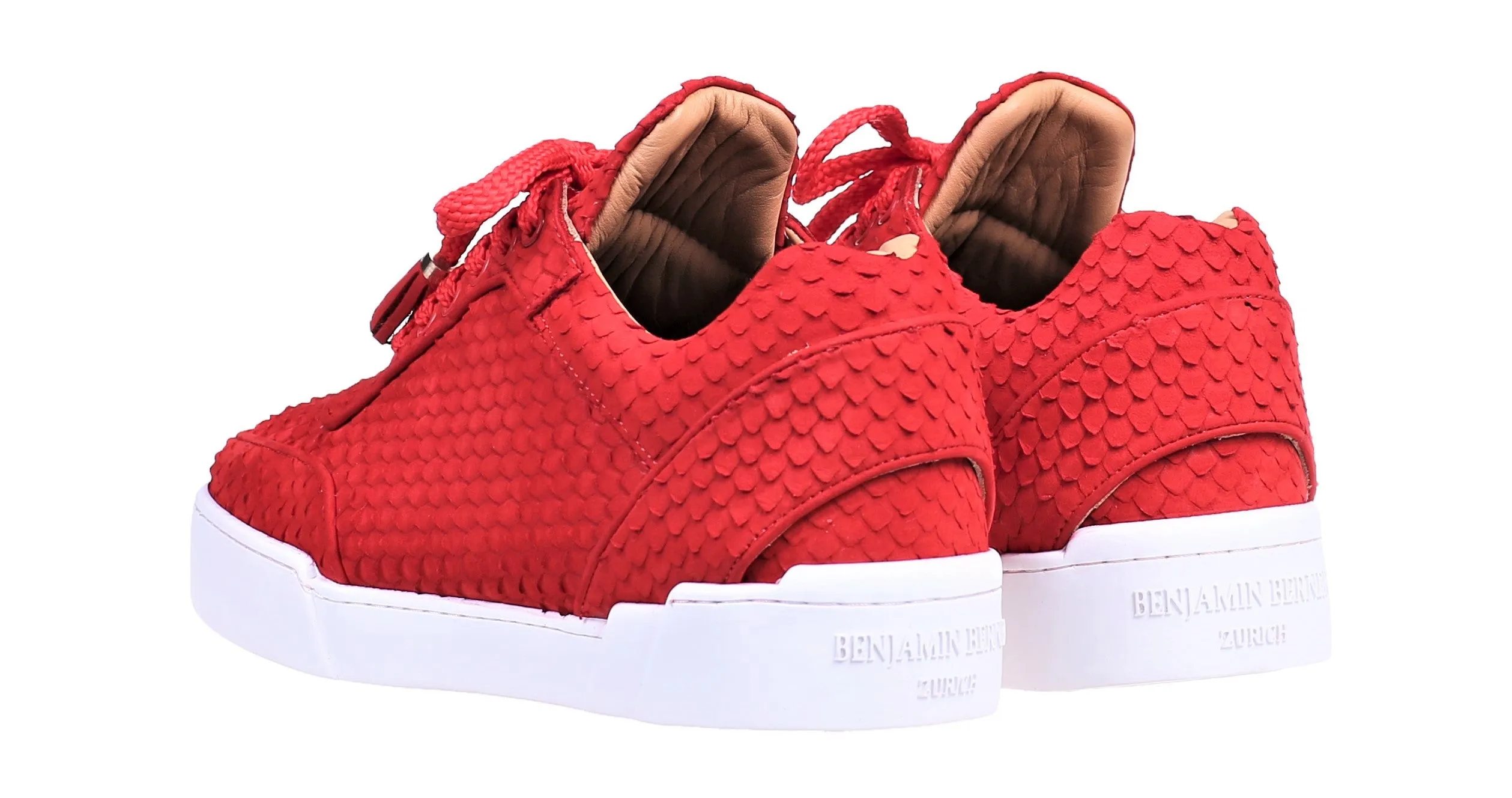 SWISS RED COBRA CUT Women's Low-Top Sneakers