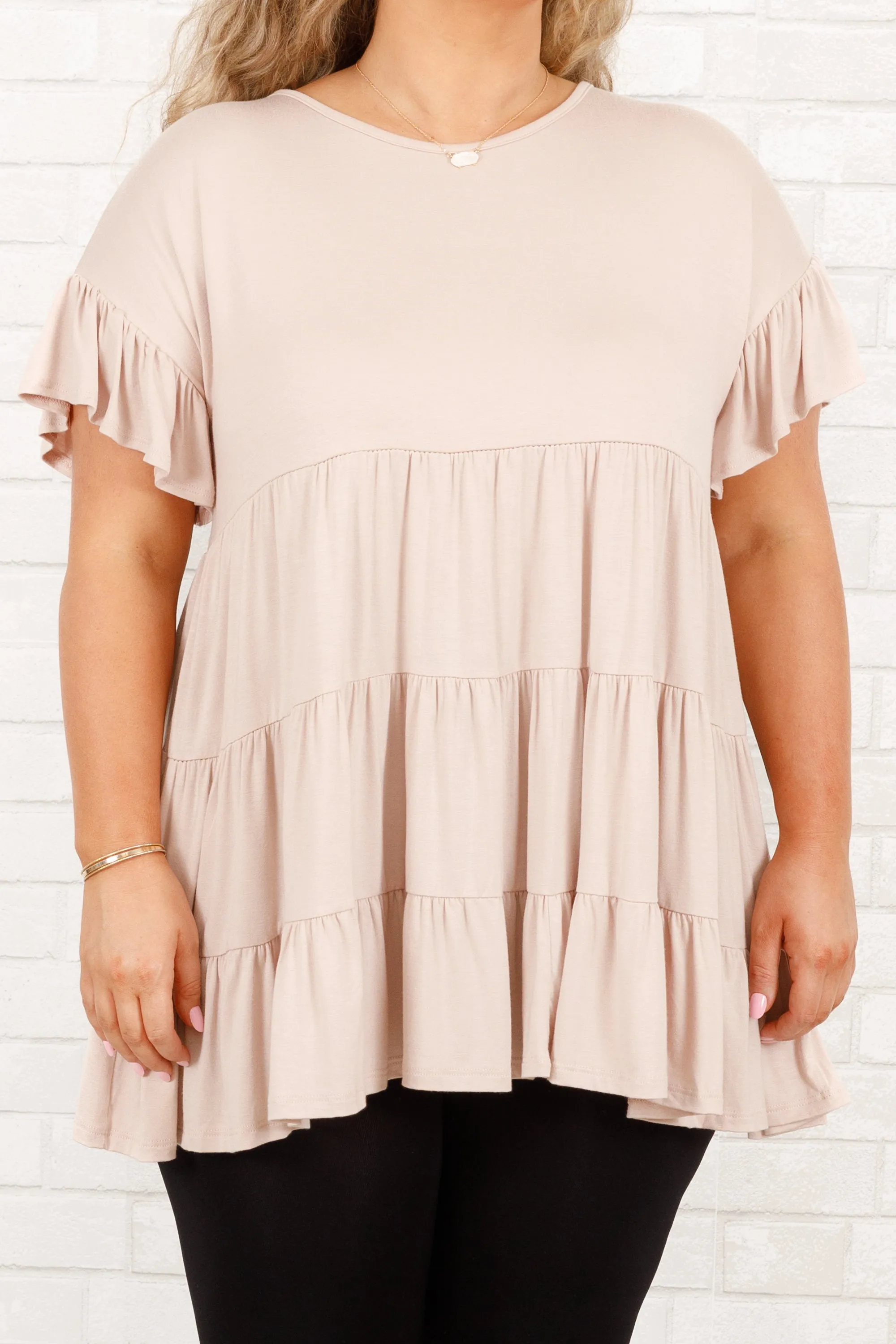 Taupe Love And Honey Tunic