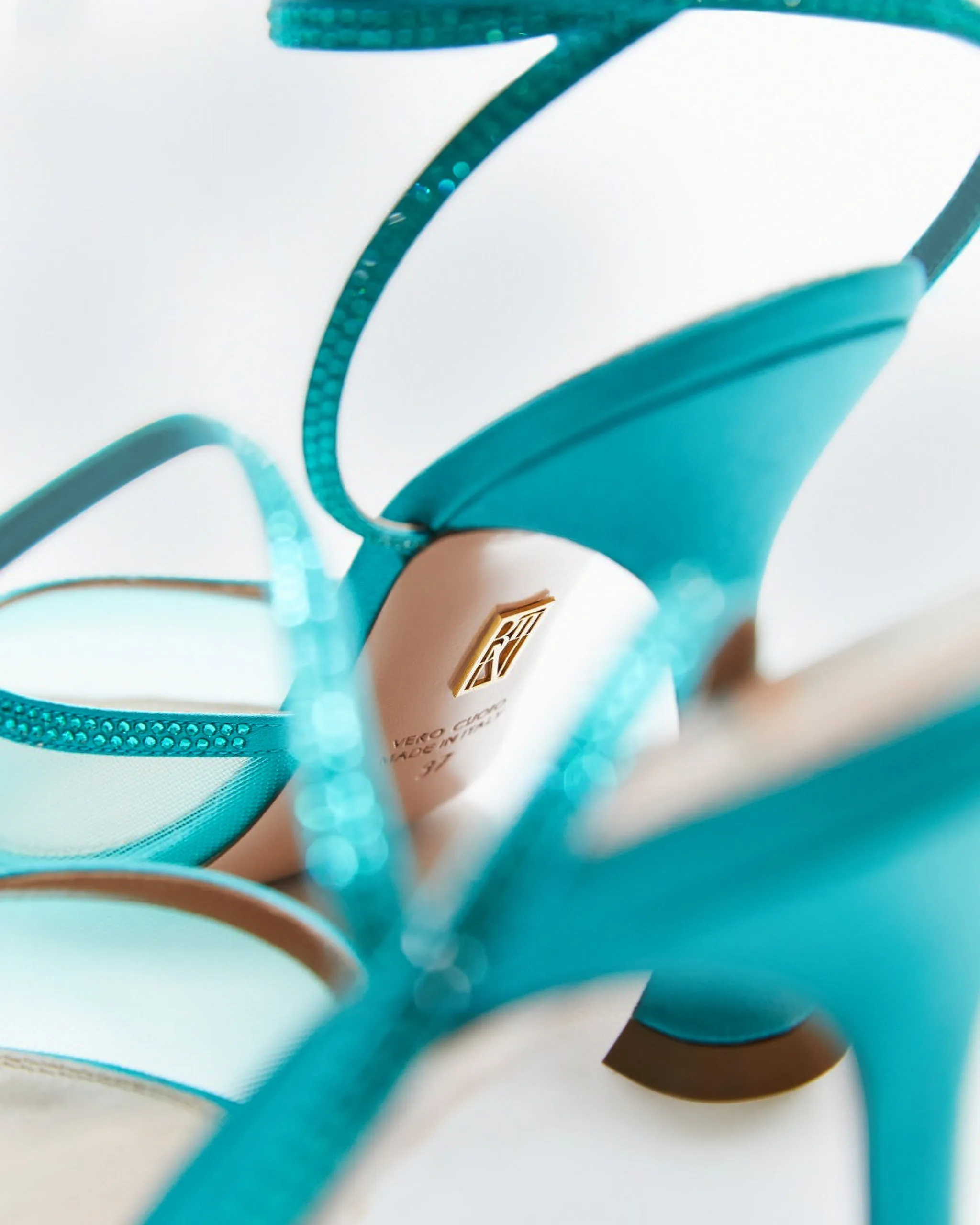 Teal Lace-Up Shoes