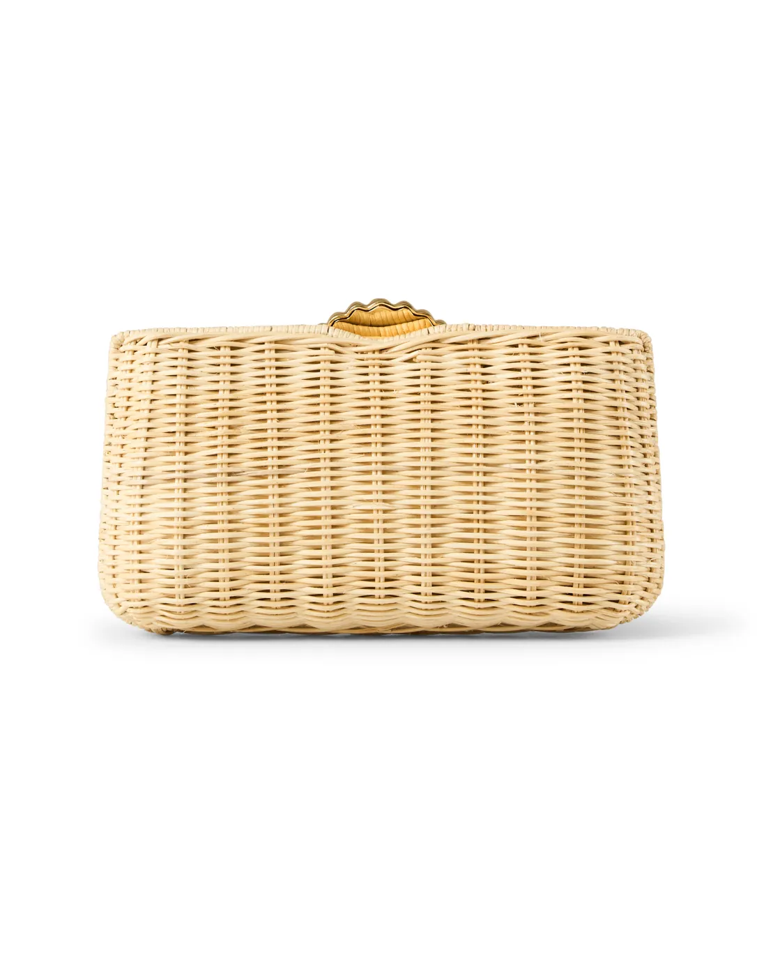 The Classica Rattan Shell Clutch