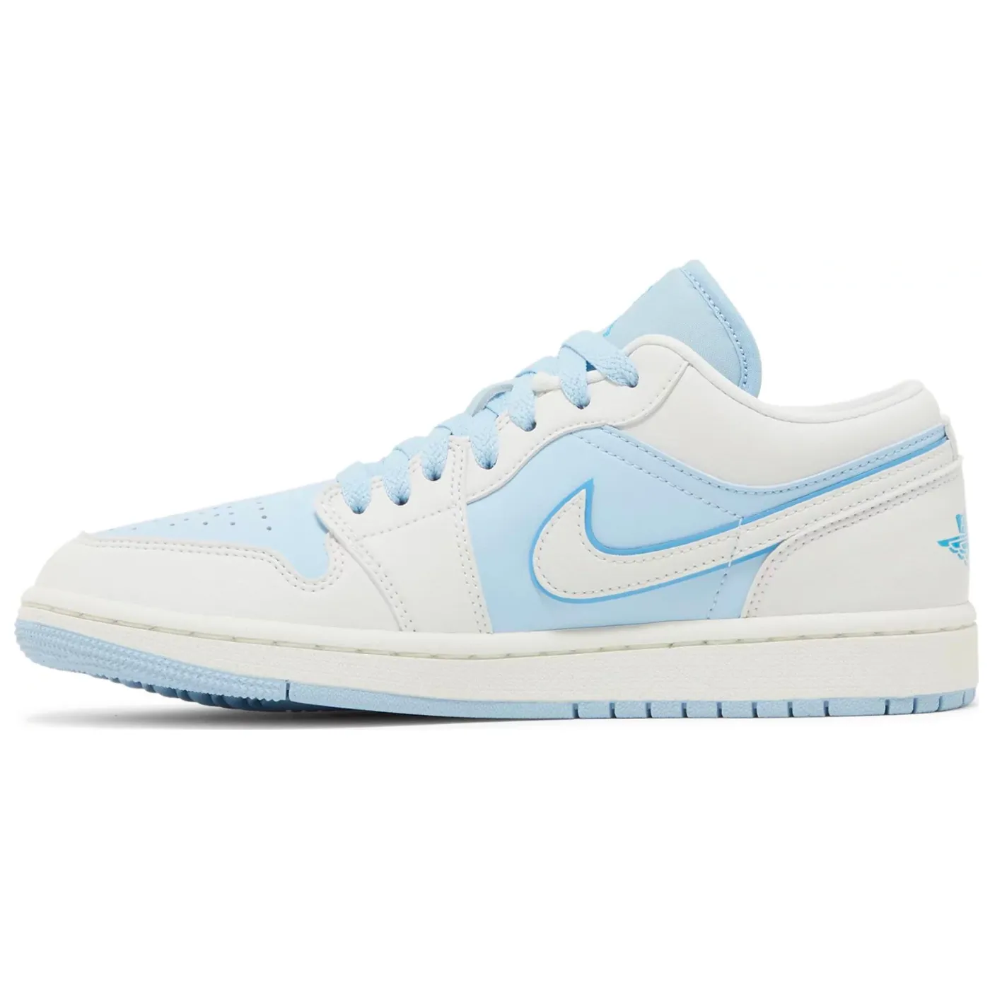 The result of rewriting Jordan 1 Low SE Reverse Ice Blue (W) in more Google SEO friendly words is Ice Blue Jordan 1 Low SE (W).