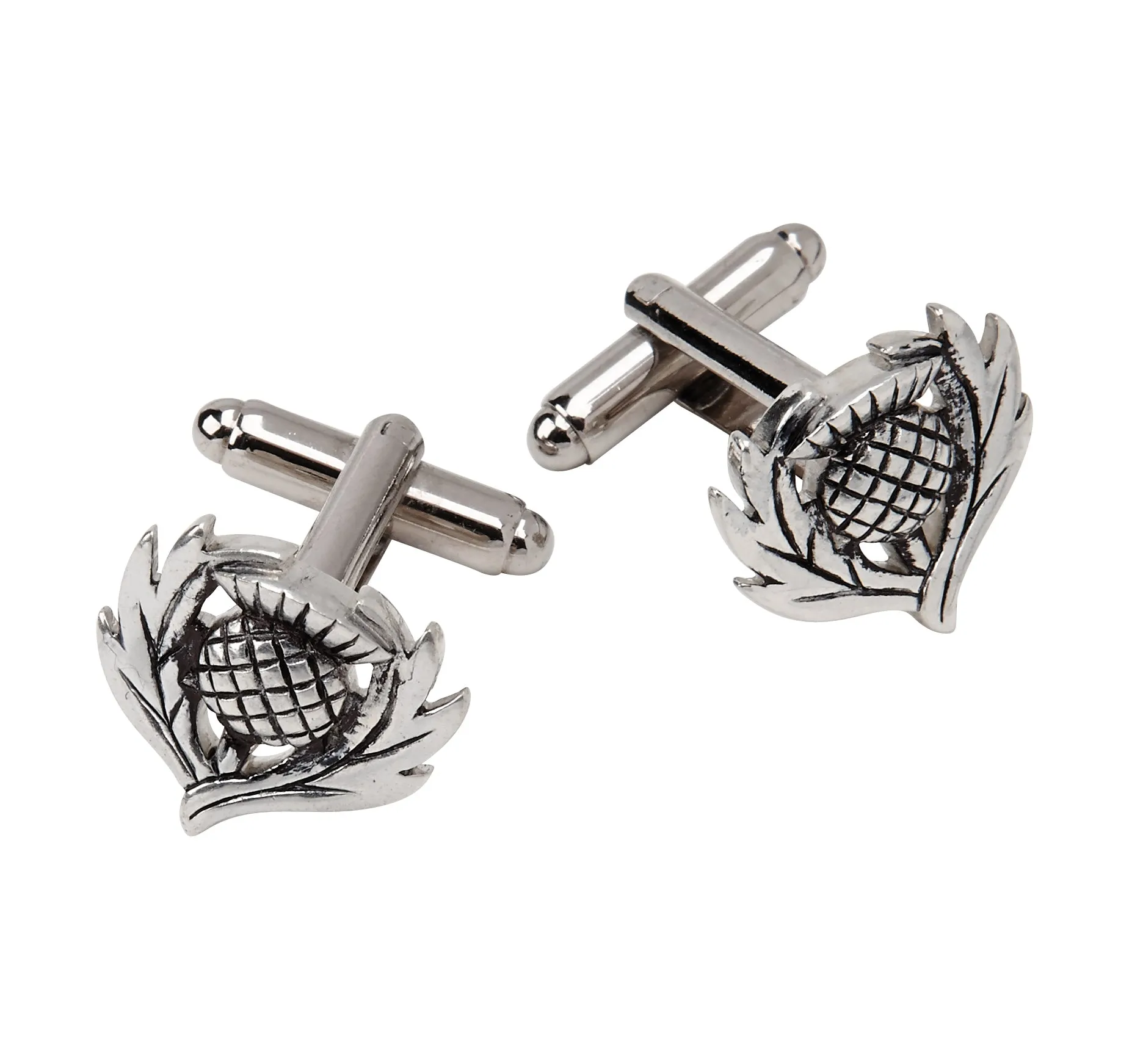 Thistle Cufflinks for Dress