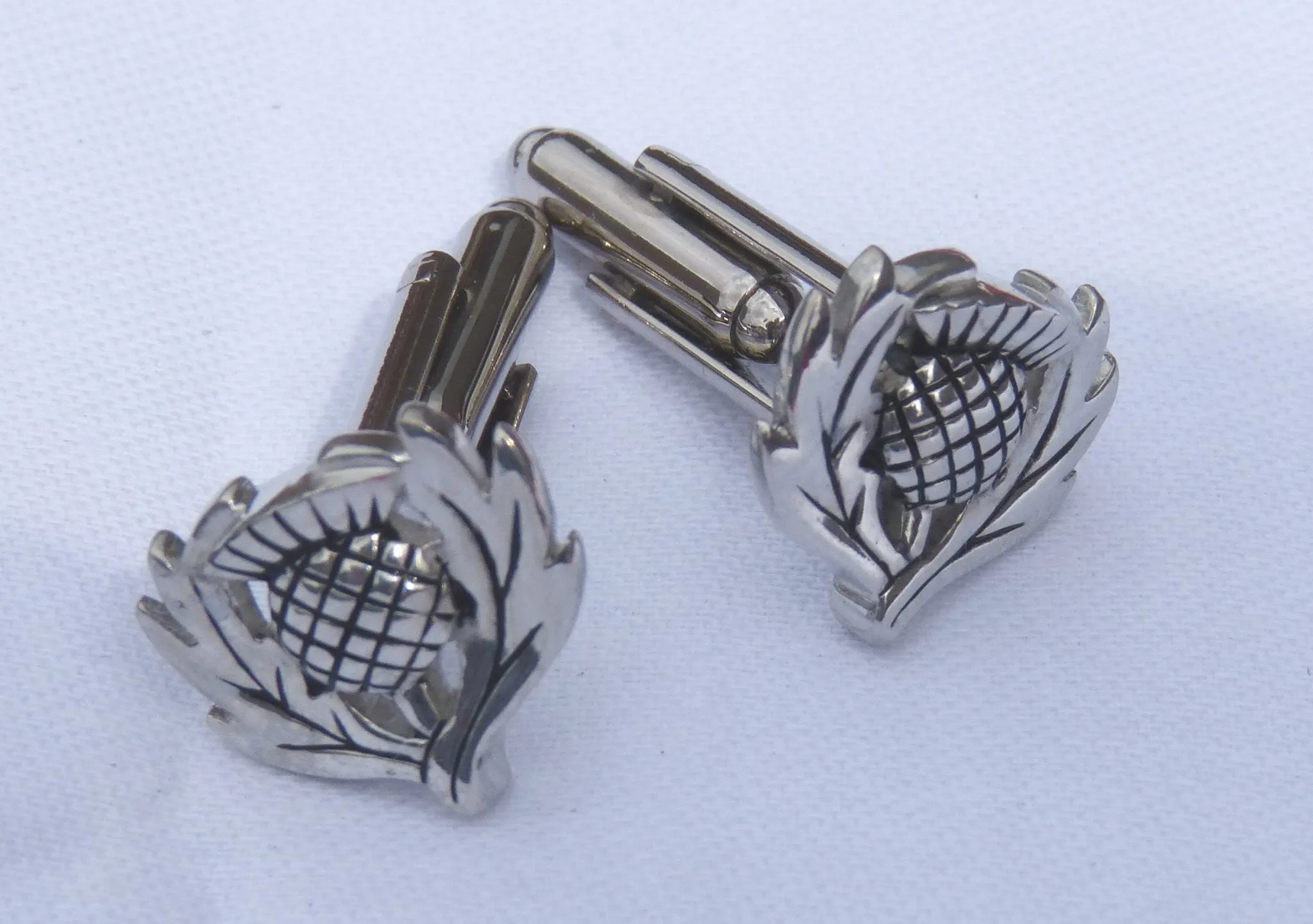 Thistle Cufflinks for Dress