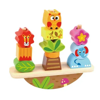 Tooky Toy Co Balance Stacker - Animals 20x7x20cm