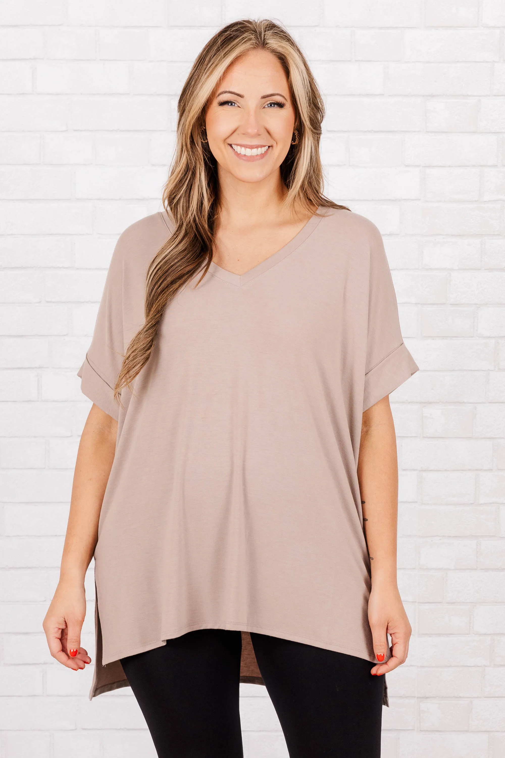 Top: Comfy Travels, Ash Mocha