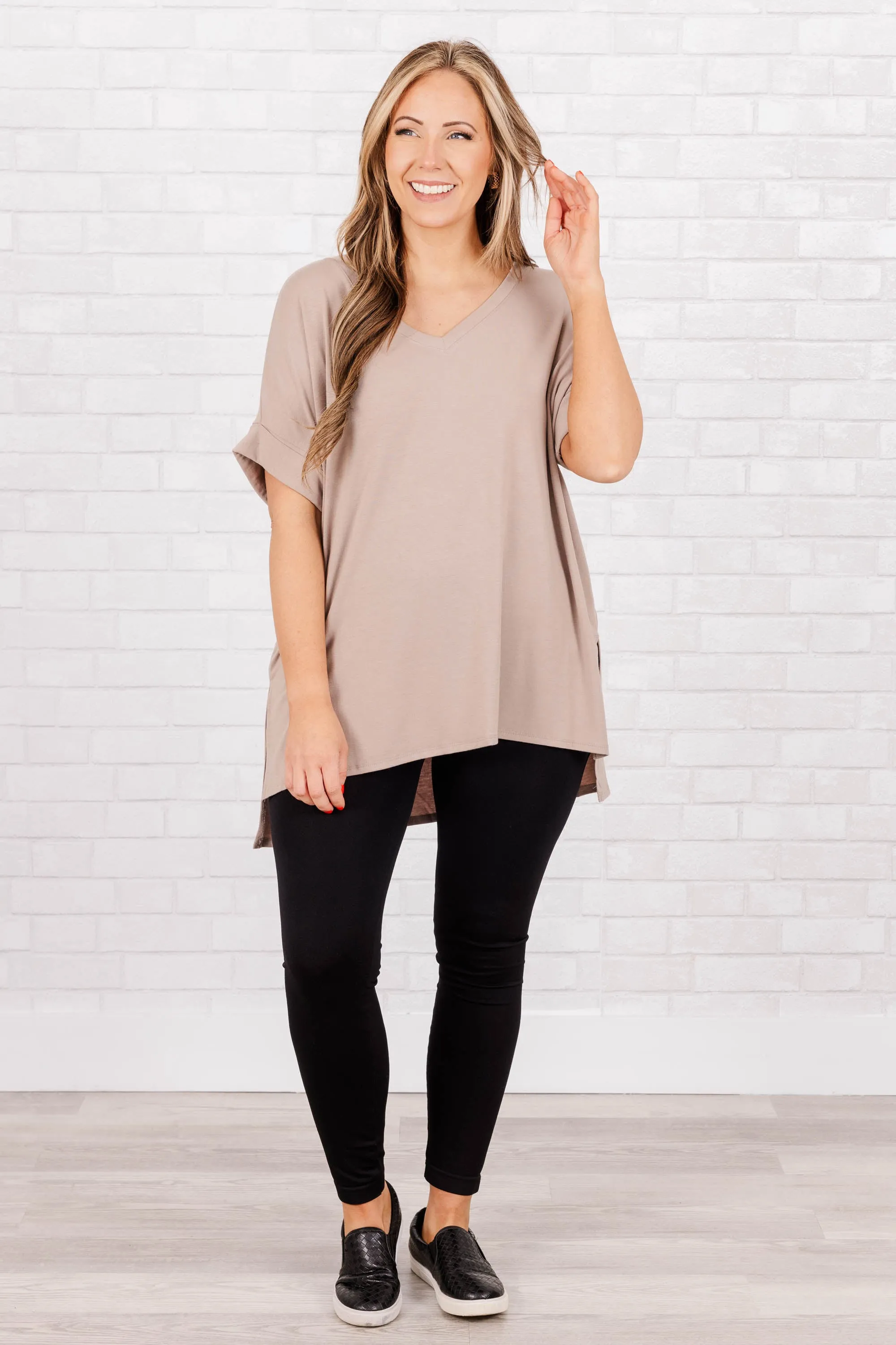 Top: Comfy Travels, Ash Mocha