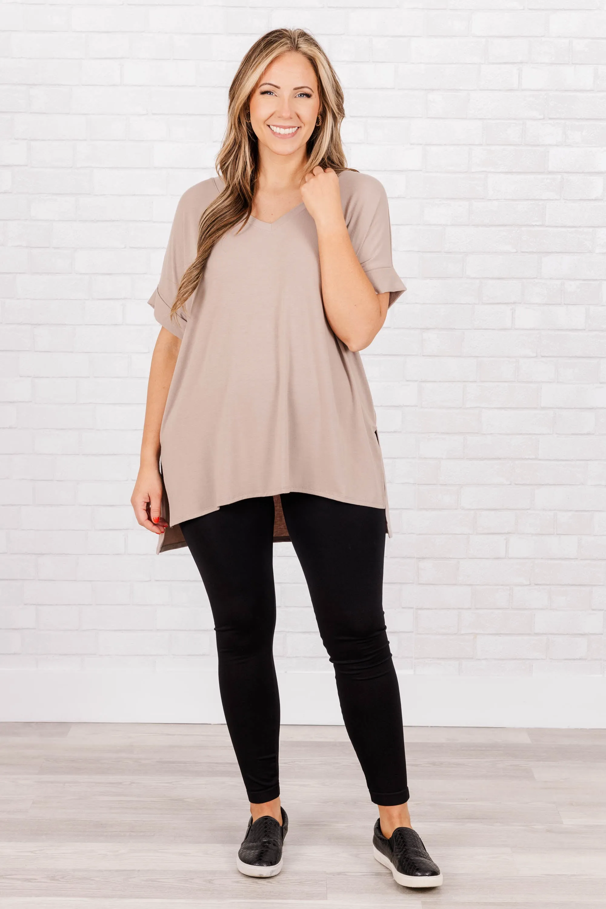 Top: Comfy Travels, Ash Mocha