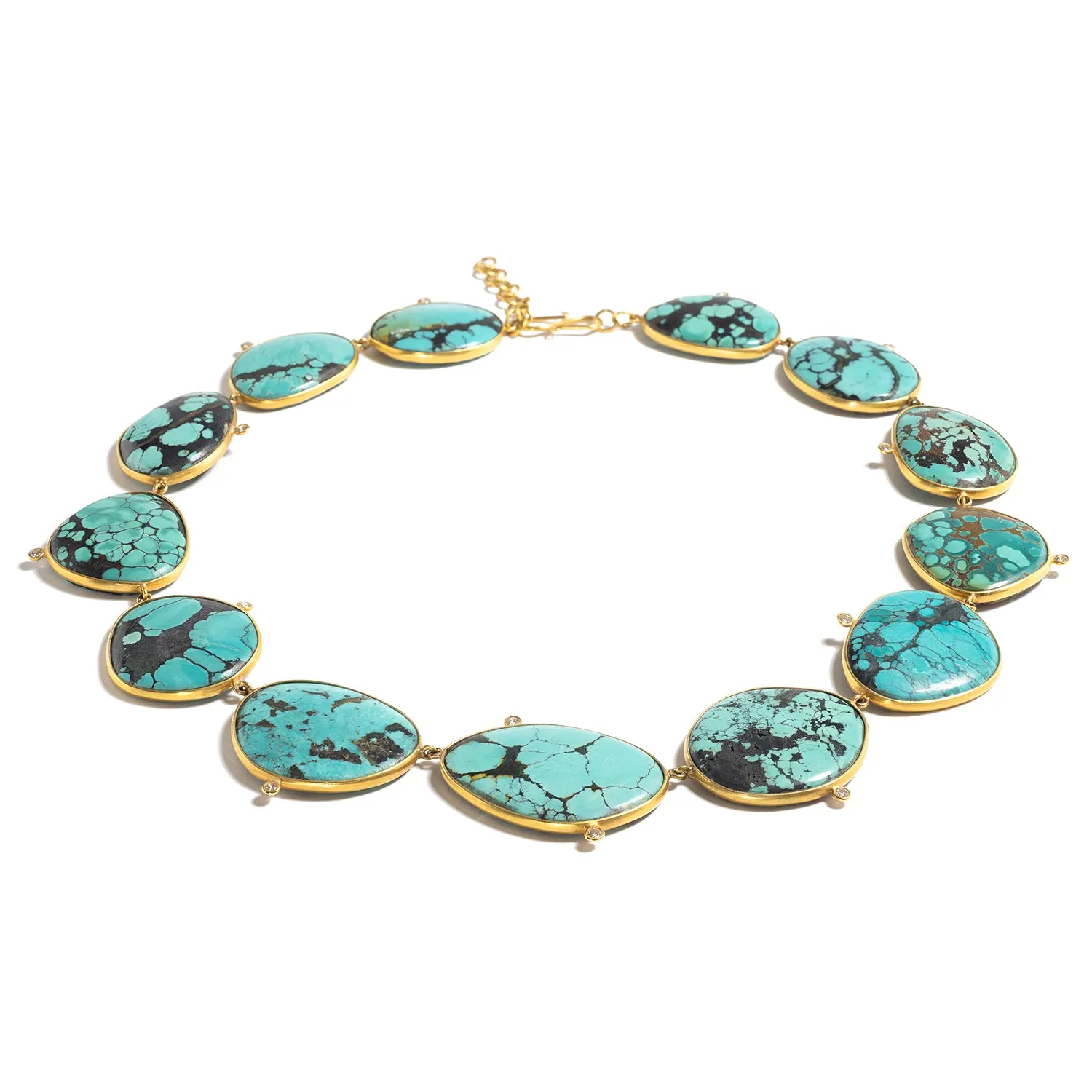 Turquoise and Diamond Necklace