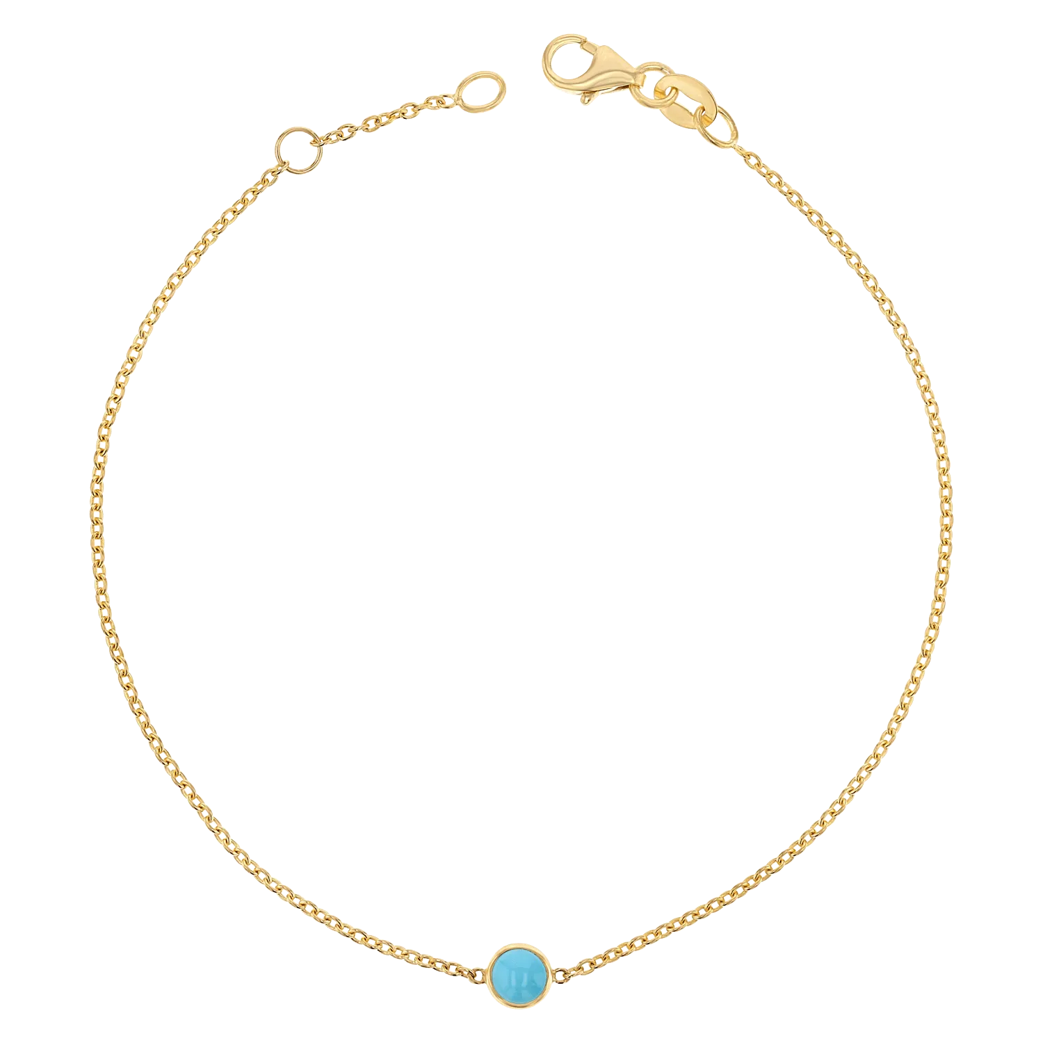 Turquoise Bracelet for Kids - Solitaire Design