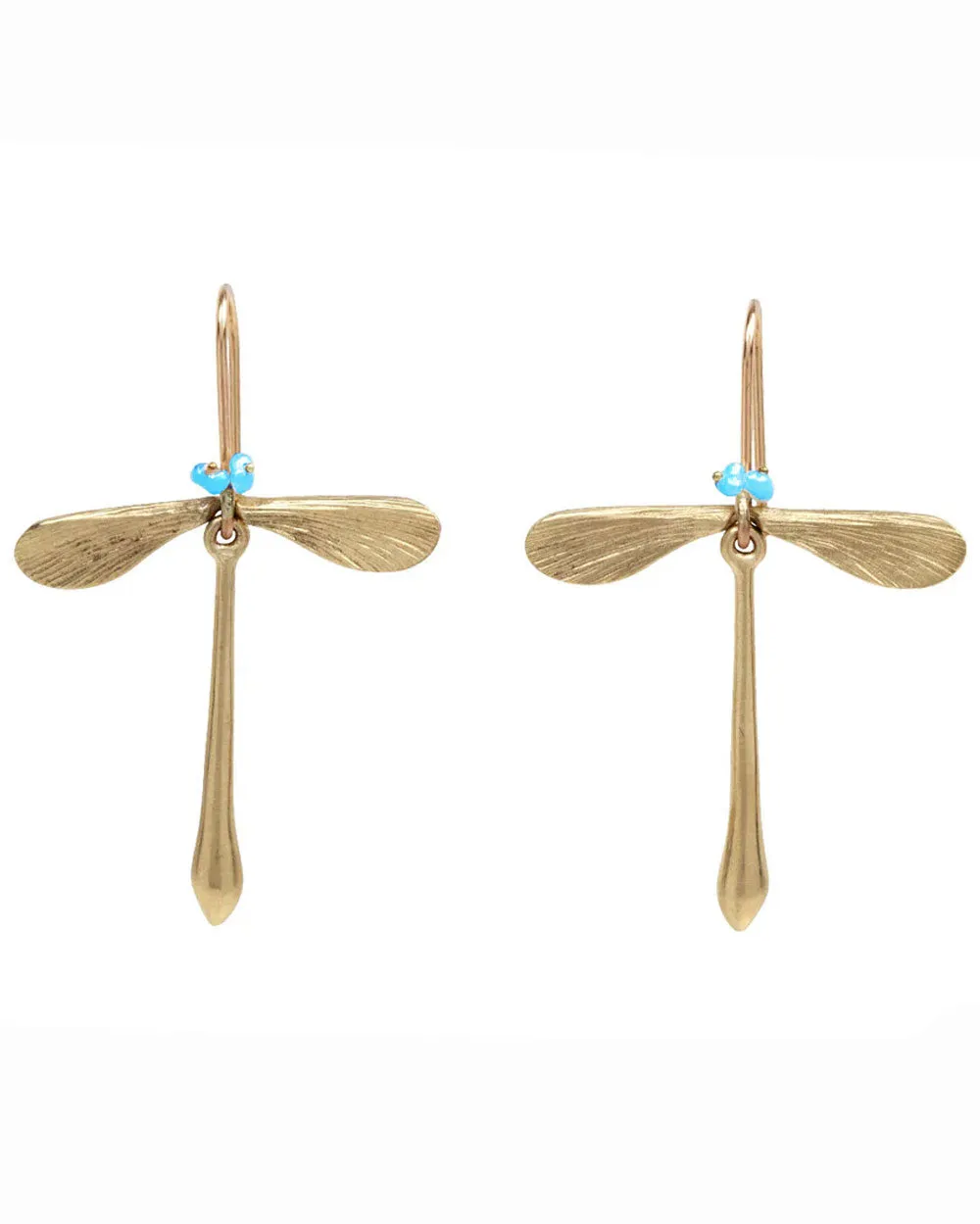 Turquoise Dragonfly Earrings