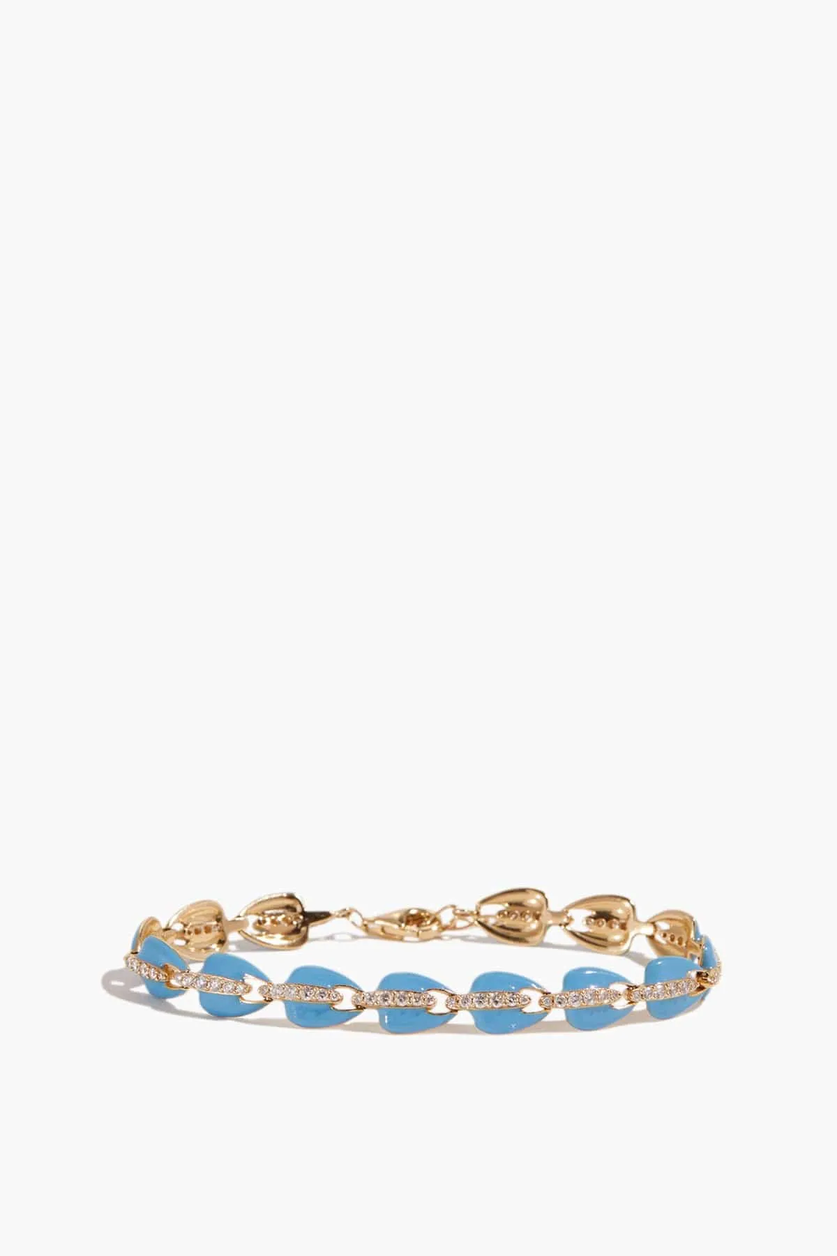 Turquoise Enamel Tennis Bracelet