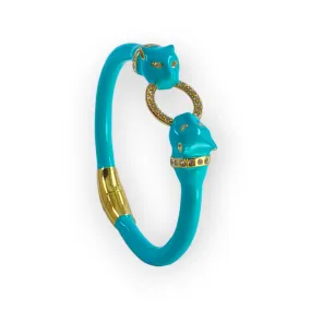 Turquoise Panther Bracelet