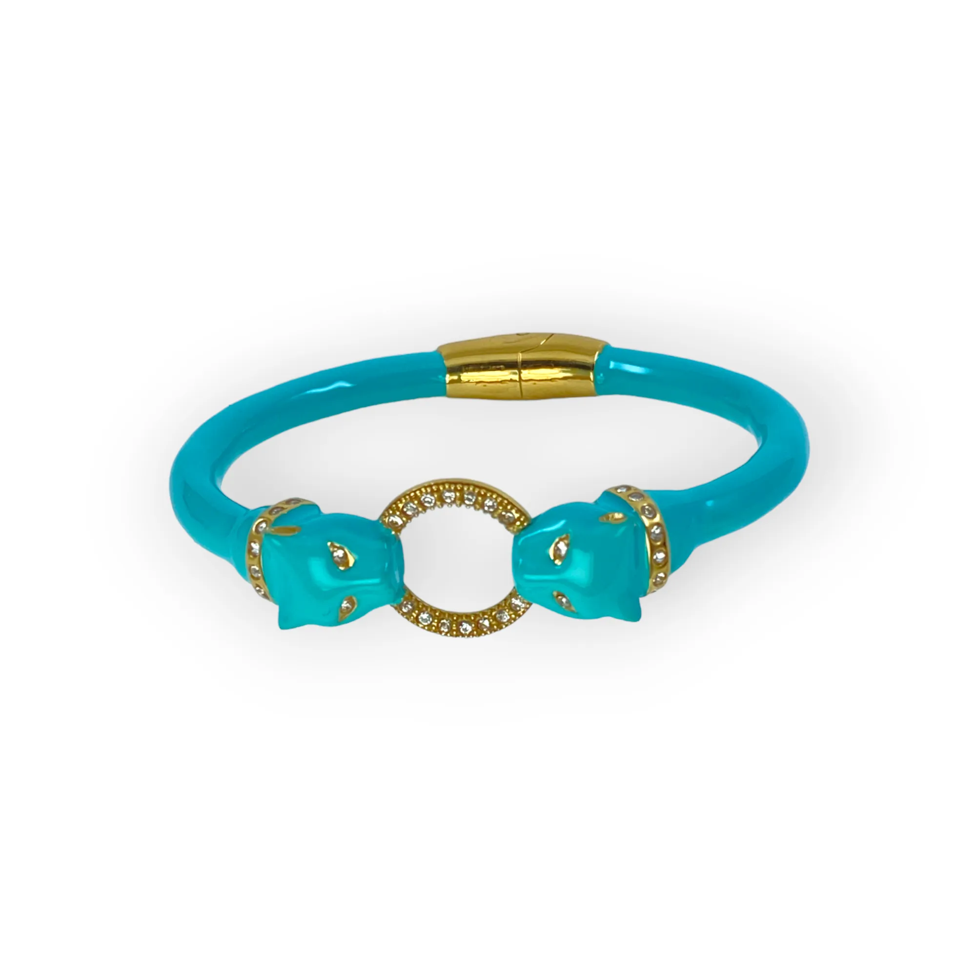 Turquoise Panther Bracelet