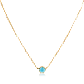 Turquoise Solitaire Necklace - Buy Now!