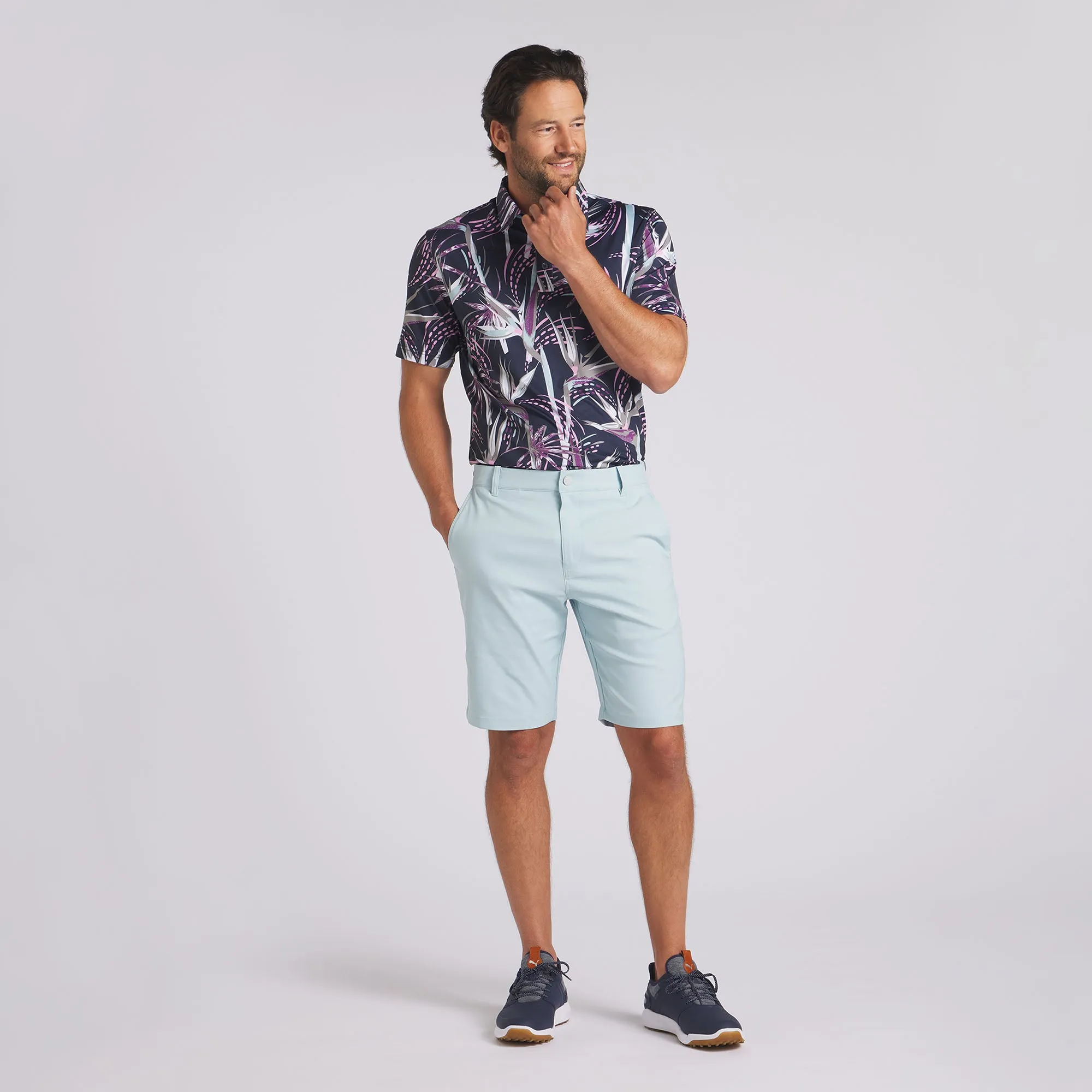 Turquoise Surf Dealer 10 Golf Shorts