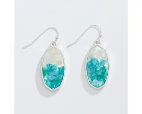 Turquoise White Drop Earrings - Shop Now!