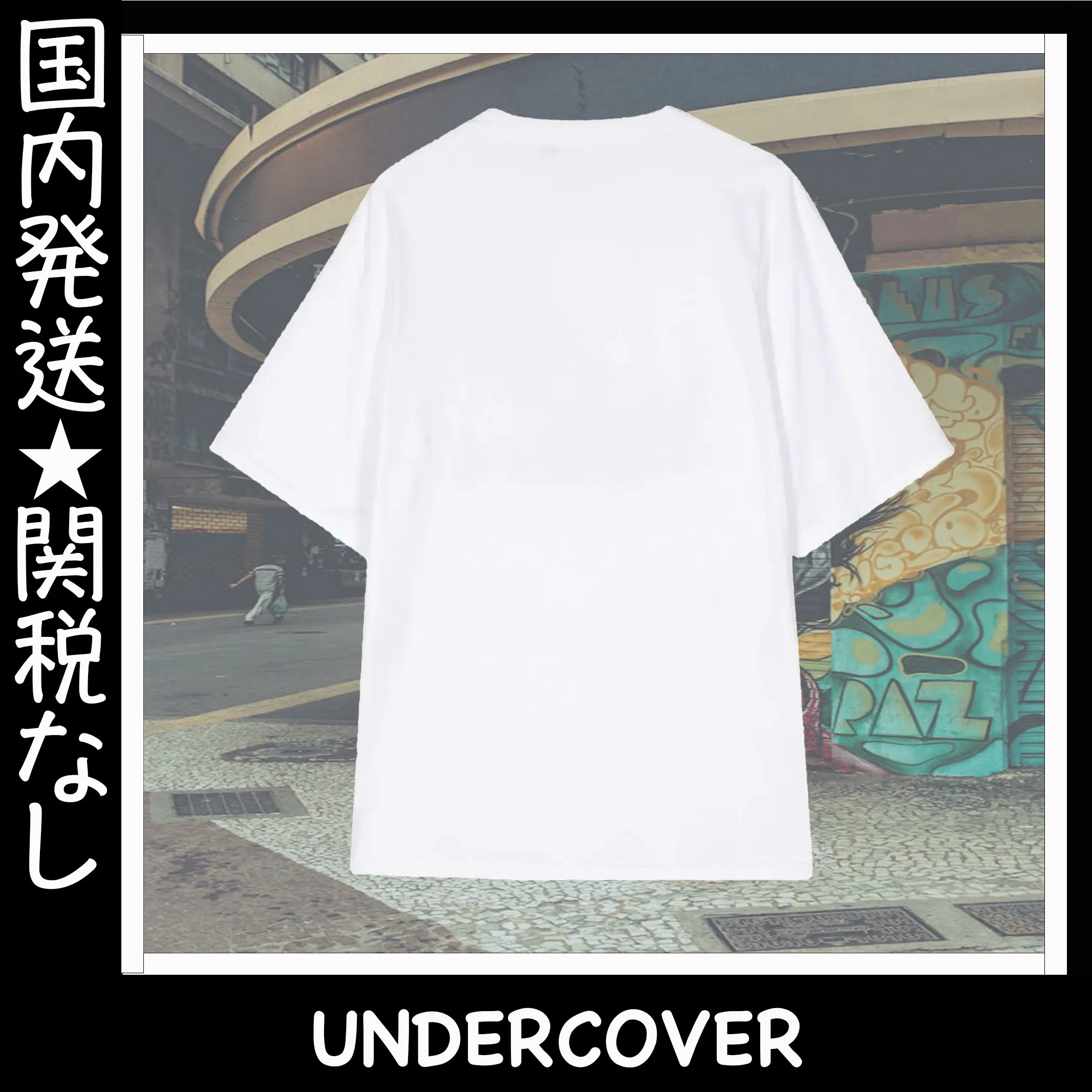 UNDERCOVER  |Crew Neck Flower Patterns Unisex Street Style U-Neck Cotton