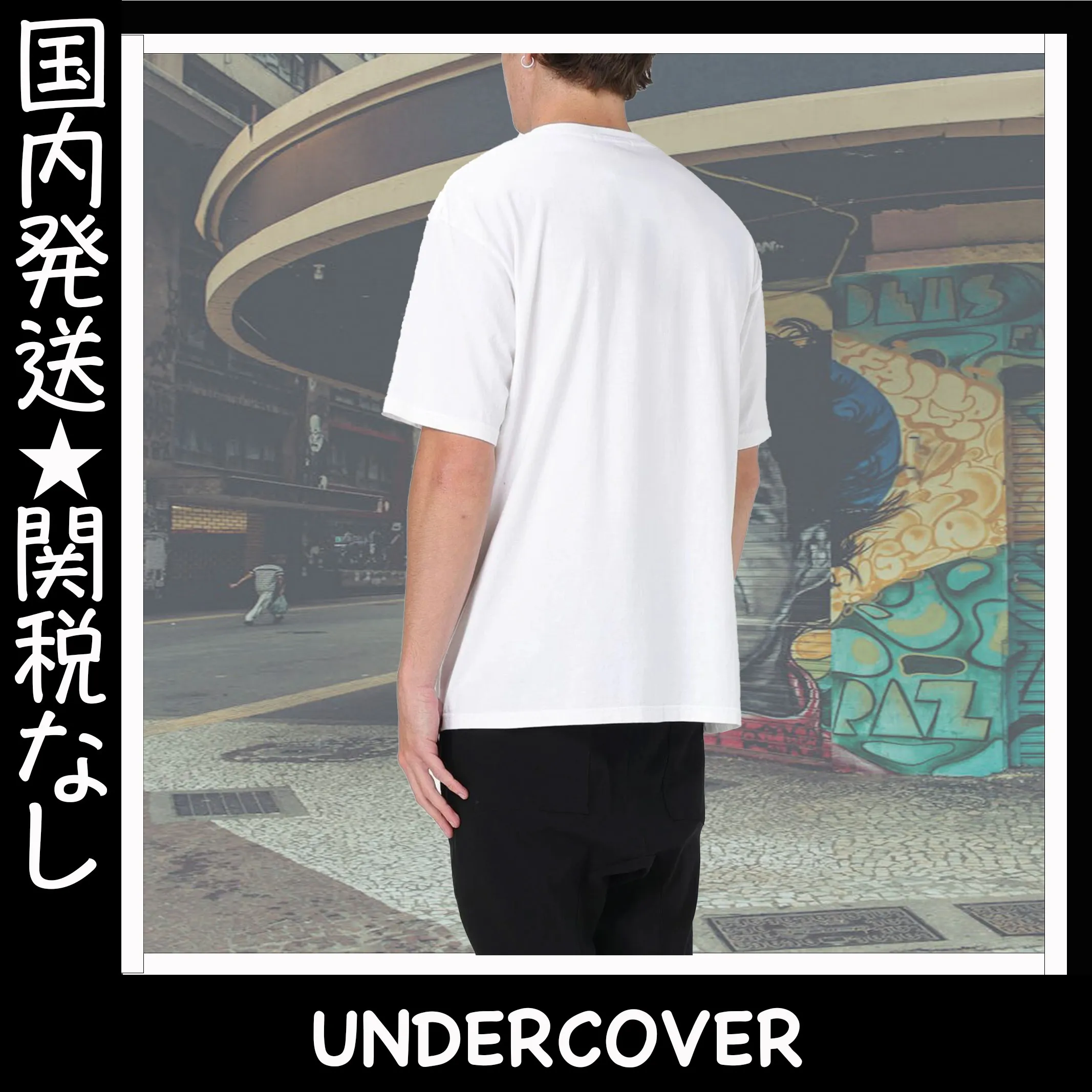 UNDERCOVER  |Crew Neck Flower Patterns Unisex Street Style U-Neck Cotton