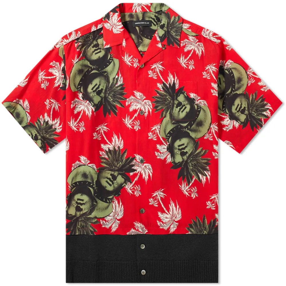 Undercover Faces Floral Vacation ShirtRed Base