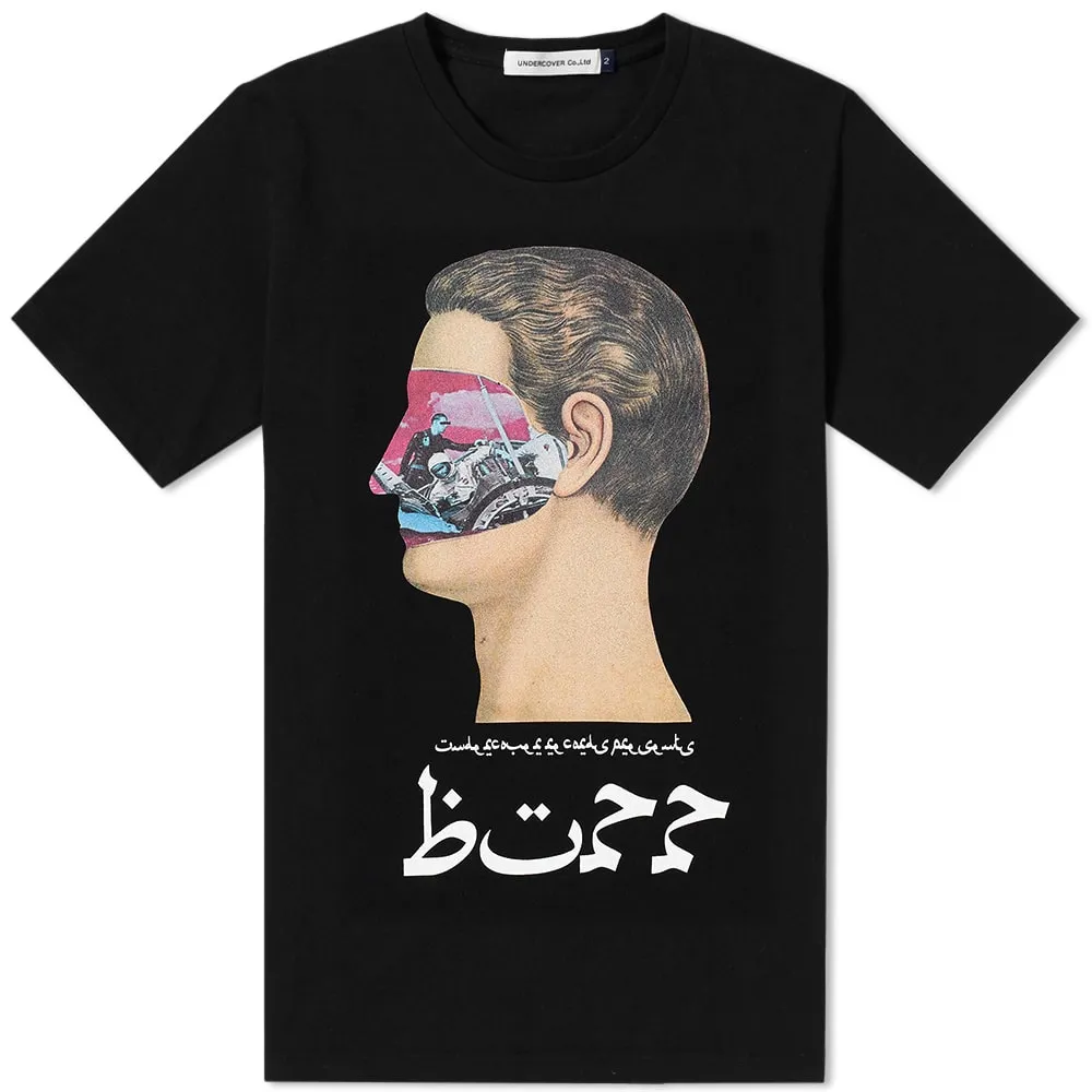 Undercover Space Face Print TeeBlack